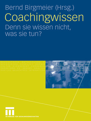 cover image of Coachingwissen